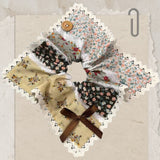 Vintage Meadow Patchwork Scrunchie